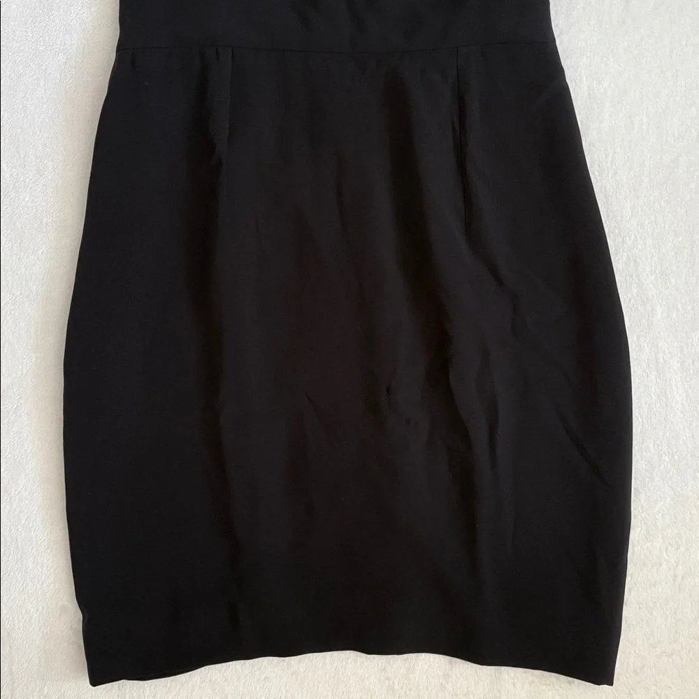 Kiton Napoli | Silk LBD Dress with Belt Made in Italy Black (IT 44) - Picture 6 of 16
